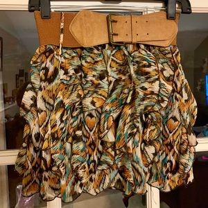 Mixed color skirt